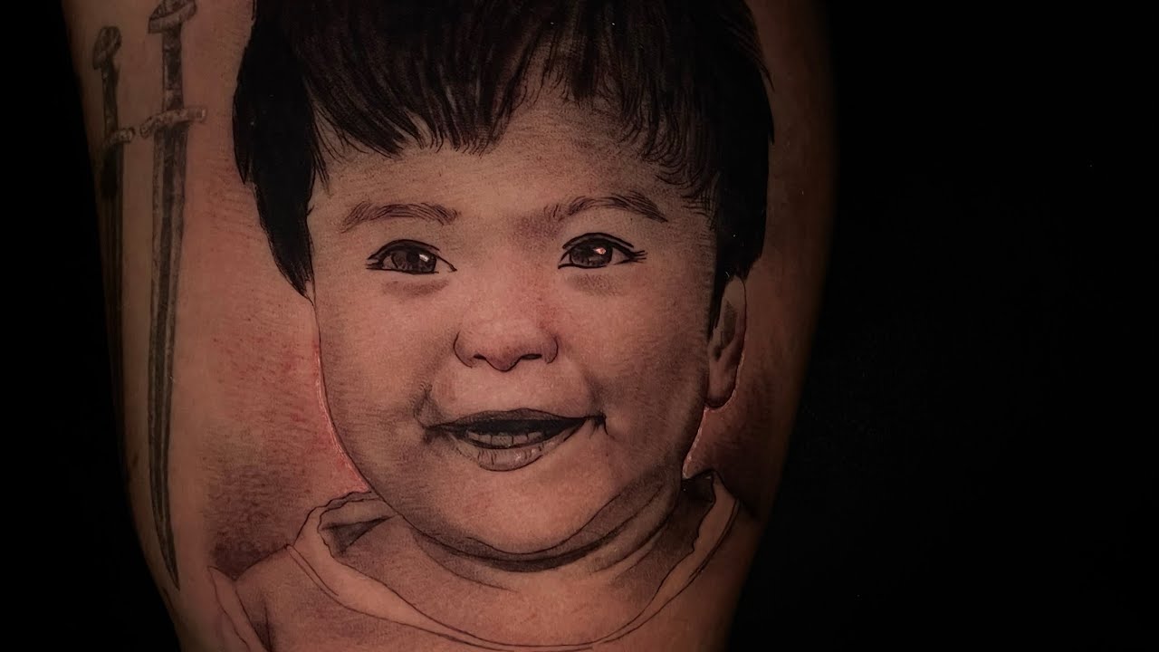 COMO TATUAR un retrato en sombra, Tattoo portrait