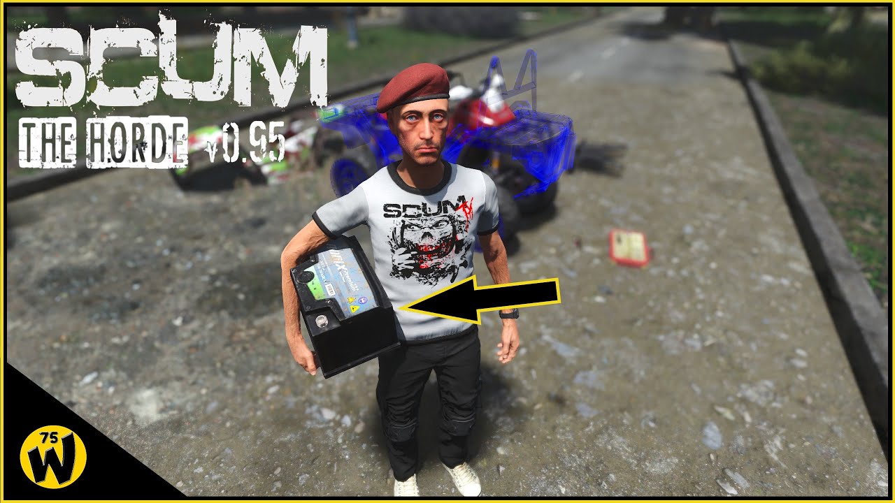 SCUM 0.95 &mdash; Не можешь покататься на квадроцикле? Нужен аккумулятор.