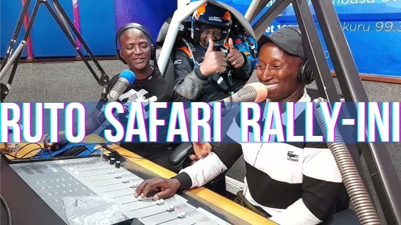Ruto Ndagiira Ngariini Ya Safari Rally Kuuma Ombukio