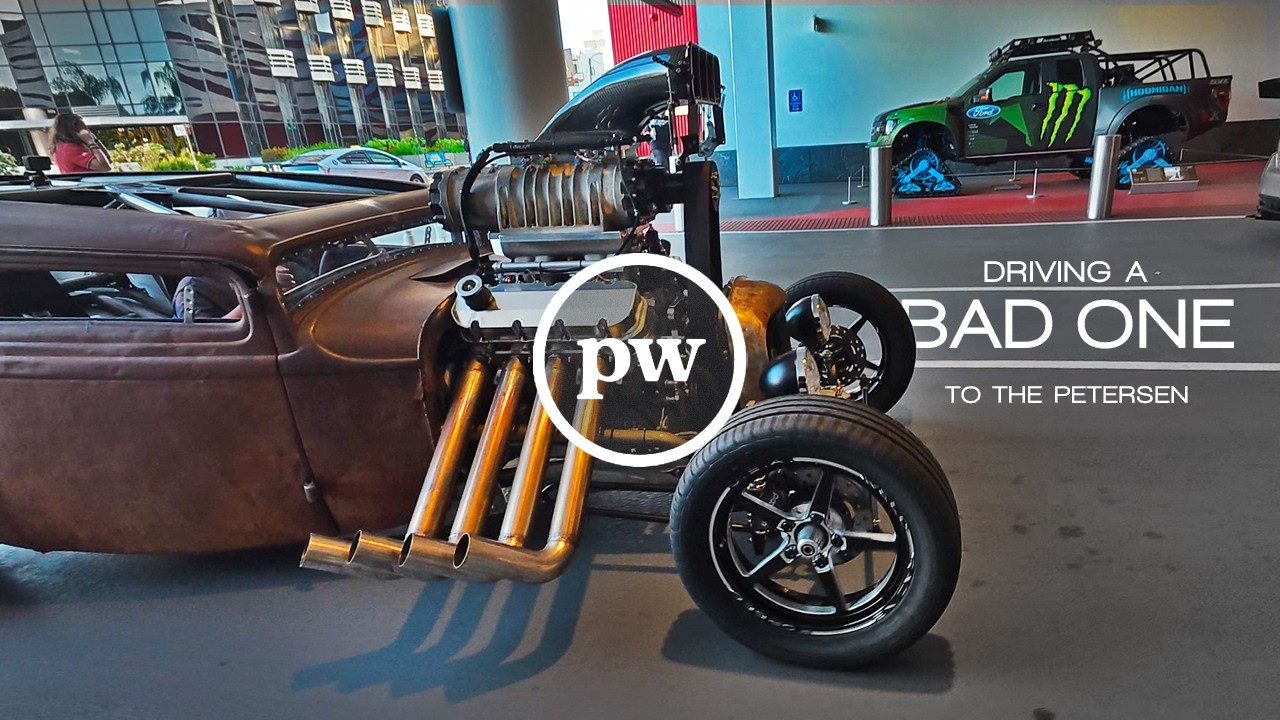 900HP Drag Race Style Rat Rod at the Petersen 43i Cruise-In | Celebrating Ken Block