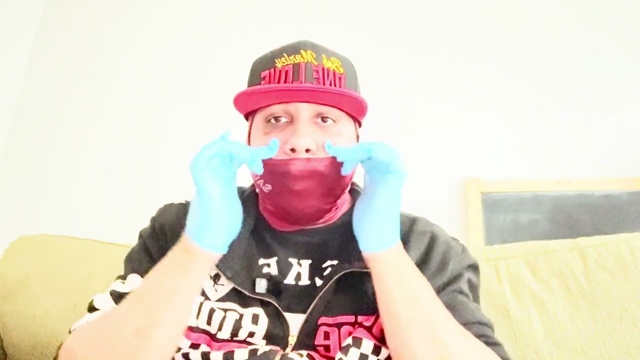 ASMR Self Care And Relaxing Sounds With Gloves And Massage