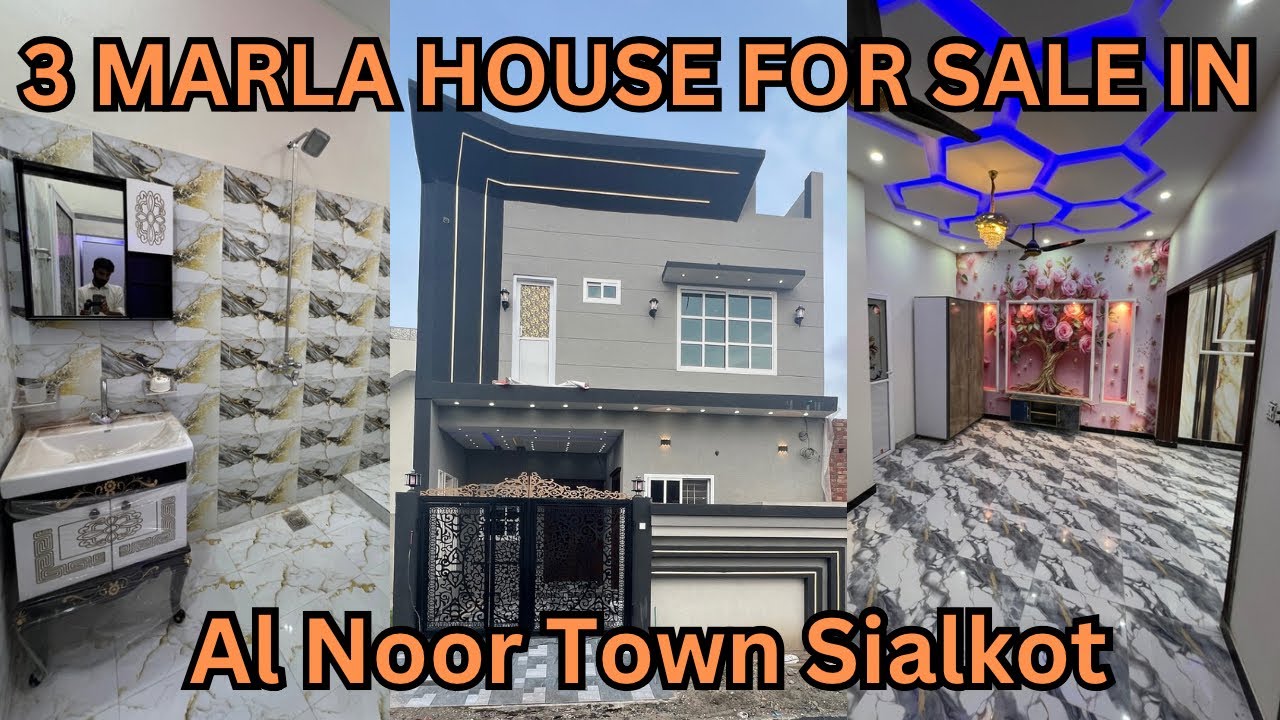 3 Marla House For Sale in Al Noor Town Sialkot