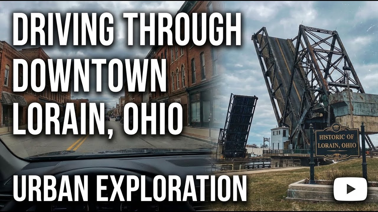 Driving through Downtown Lorain, Ohio