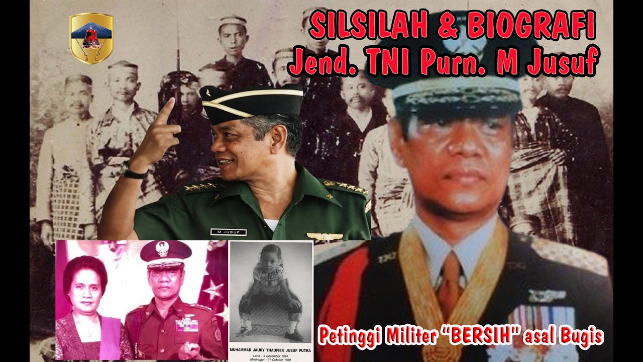 Silsilah dan Biografi Jend. TNI Purn. M Jusuf | Kisah M Jusuf Kebal Peluru