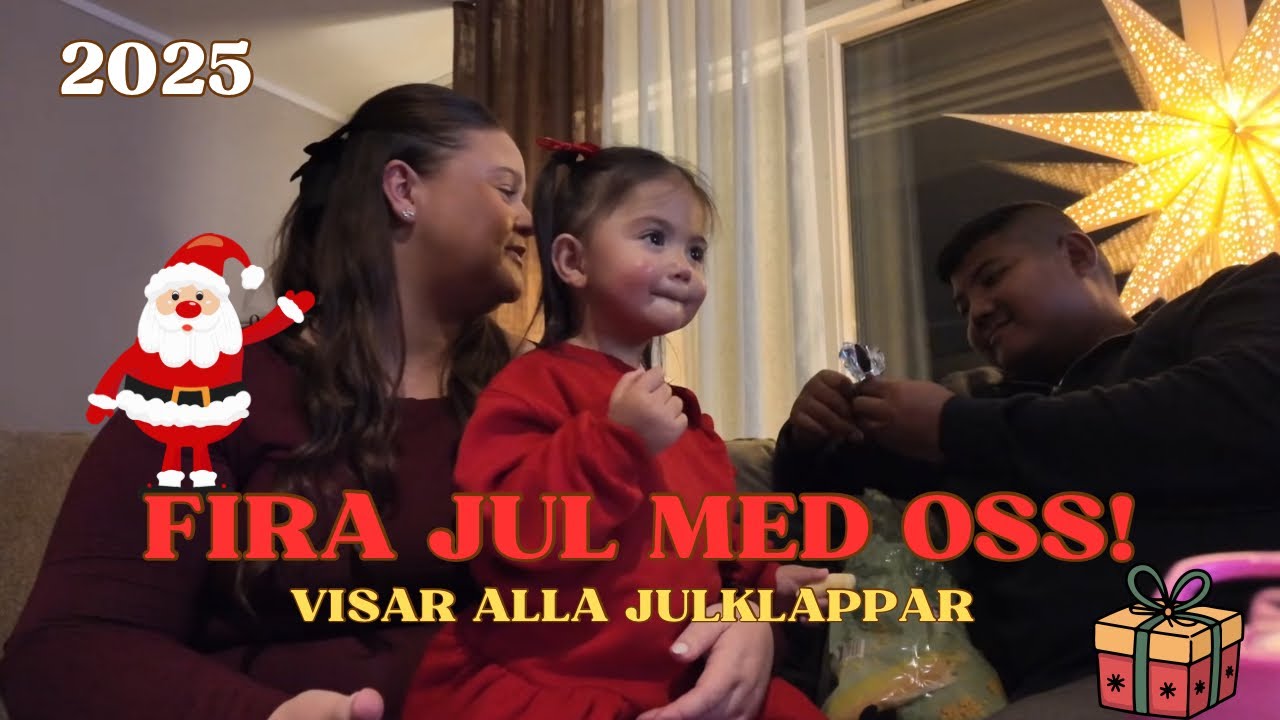 FIRA JUL MED OSS - VISAR ALLA JULKLAPPAR!