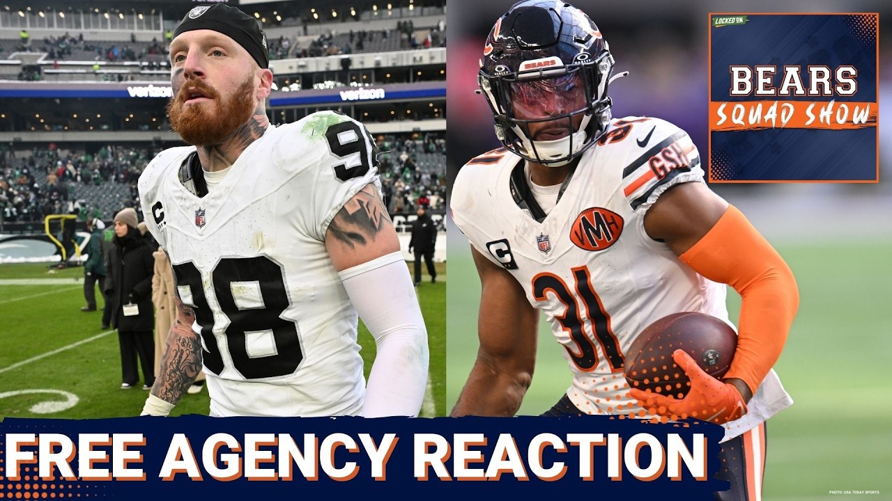 BEARS SQUAD SHOW: Has the Chicago Bears free agency a SUCCESS? Will the Bears get back in on Crosby?