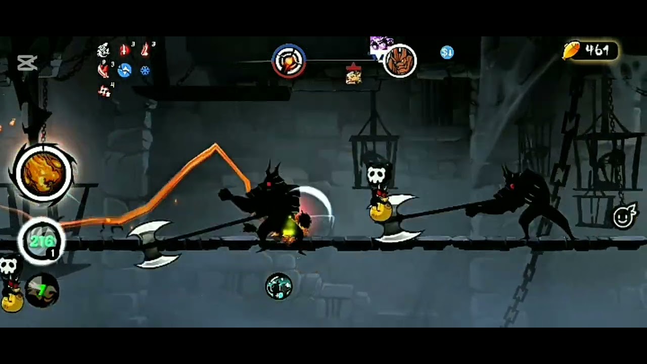 S6 Arena match |Dangerous Map:Dark prison| #ninjamustdie