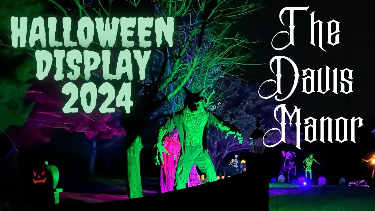 Хэллоуинская выставка во дворе 2024 | Особняк Дэвиса 🎃