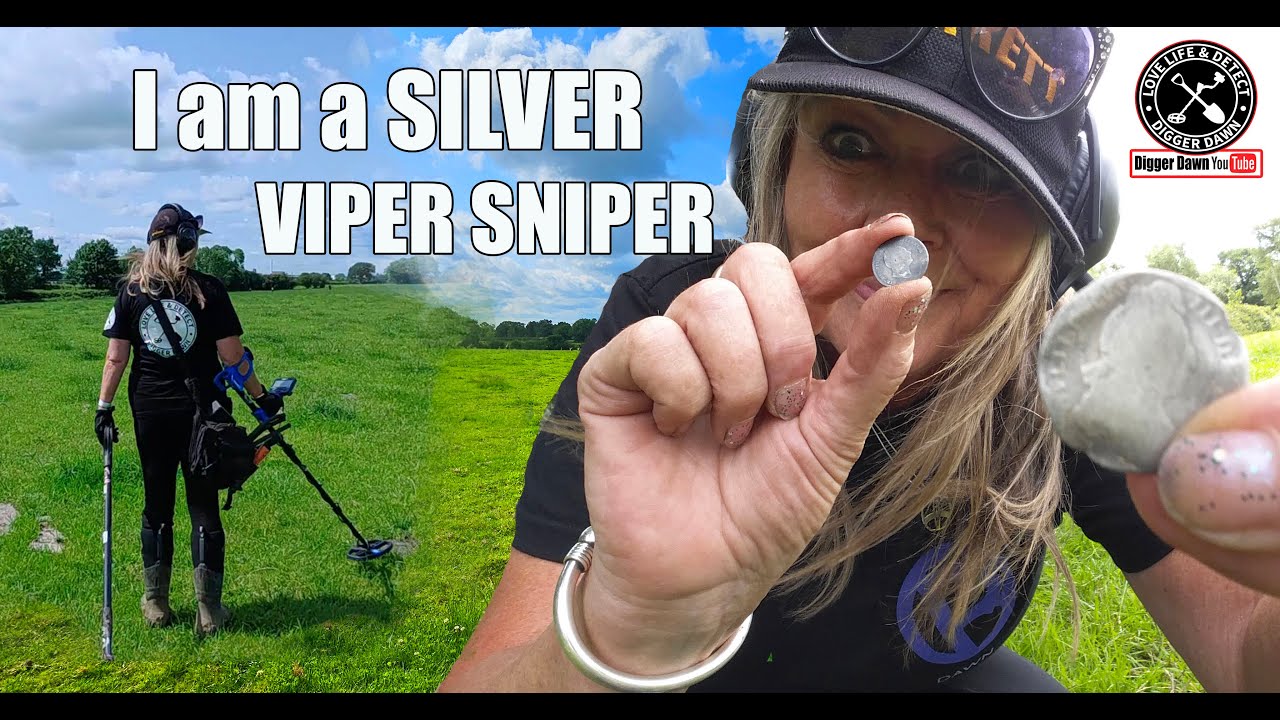 SILVER VIPER SNIPER | Fantastic day metal detecting with the new Garrett 6 x 11 Viper Coil