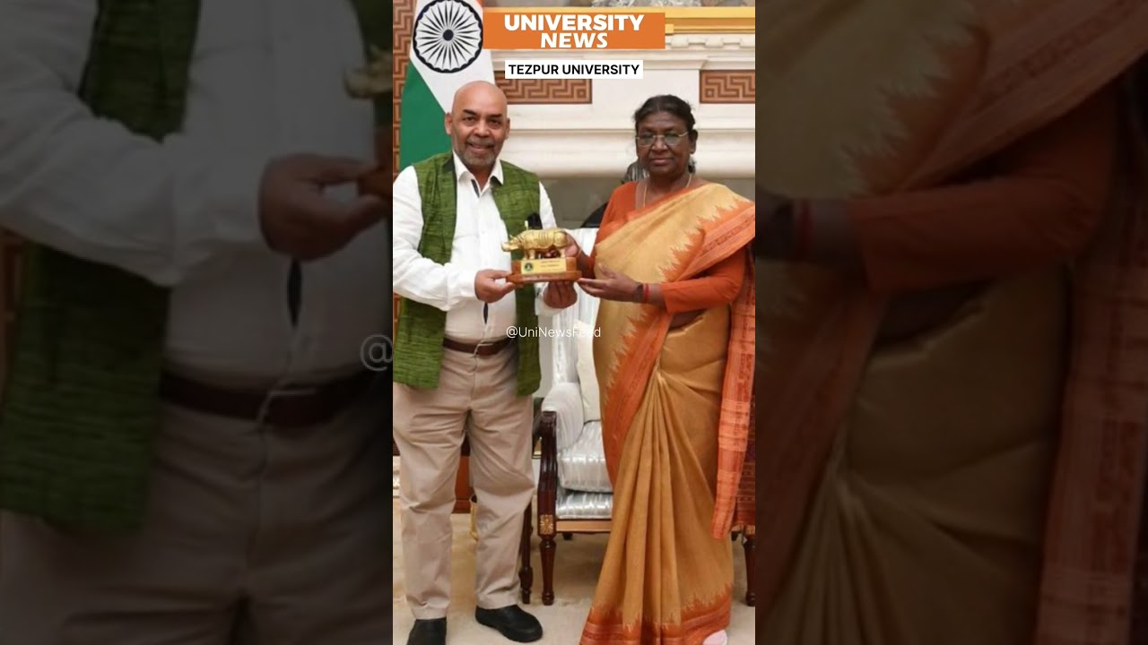 President Draupadi Murmu Tezpur University Visit #news  #manipur #india #education #PresidentOfIndia