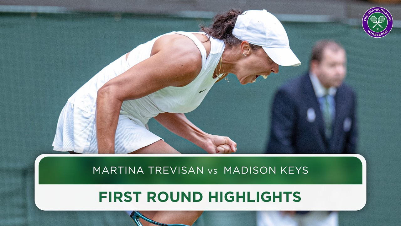 Dramatic second set 😮 | Martina Trevisan vs Madison Keys | Highlights | Wimbledon 2024