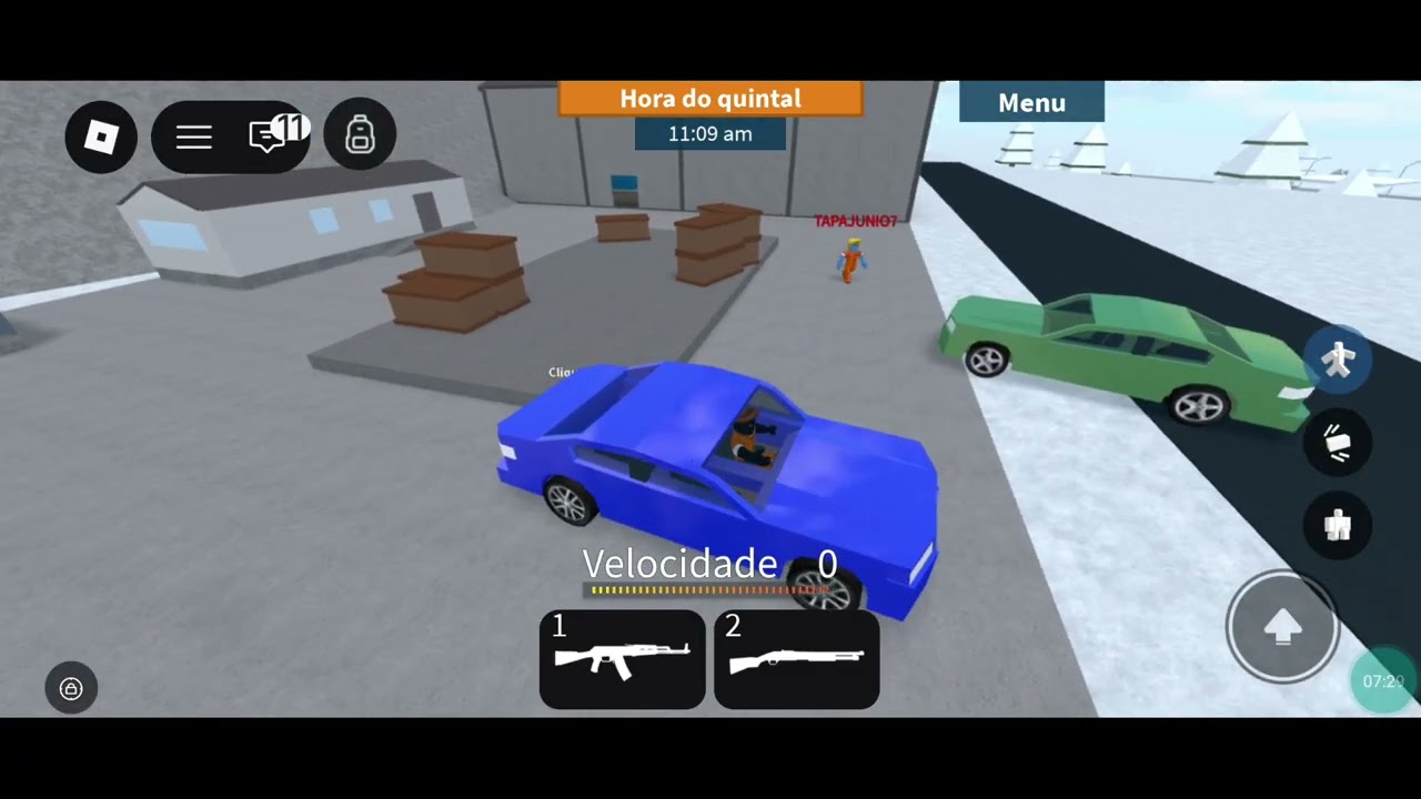 Jogando Prison Life com @JunioEditzz 
