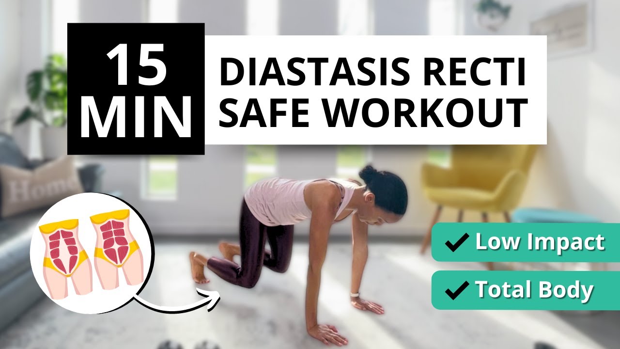 Quick and Easy Diastasis Recti Exercises || 15-Minute Low-Impact Workout || Mommy Mango
