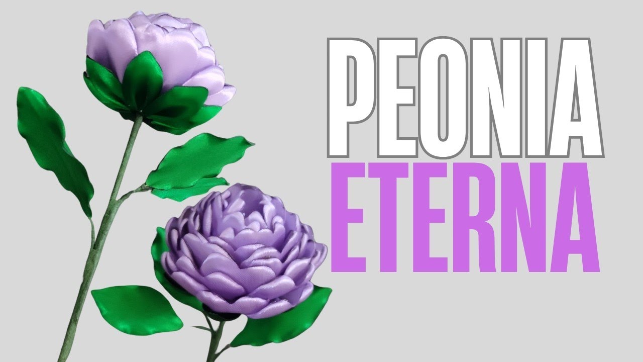 Tutorial | Peonia con listón