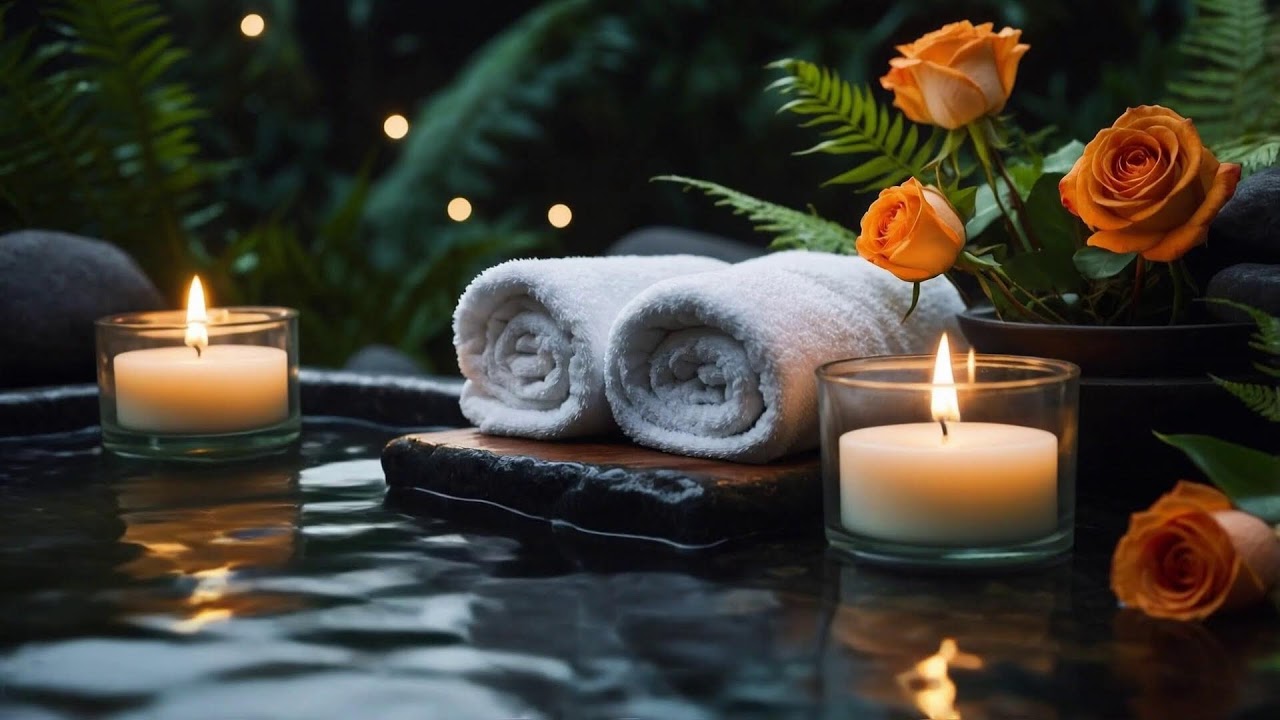 Relaxing Spa Music 🌺 Calm Your Mind Instantly, Release Stress, Insomnia Healing Piano Music 16