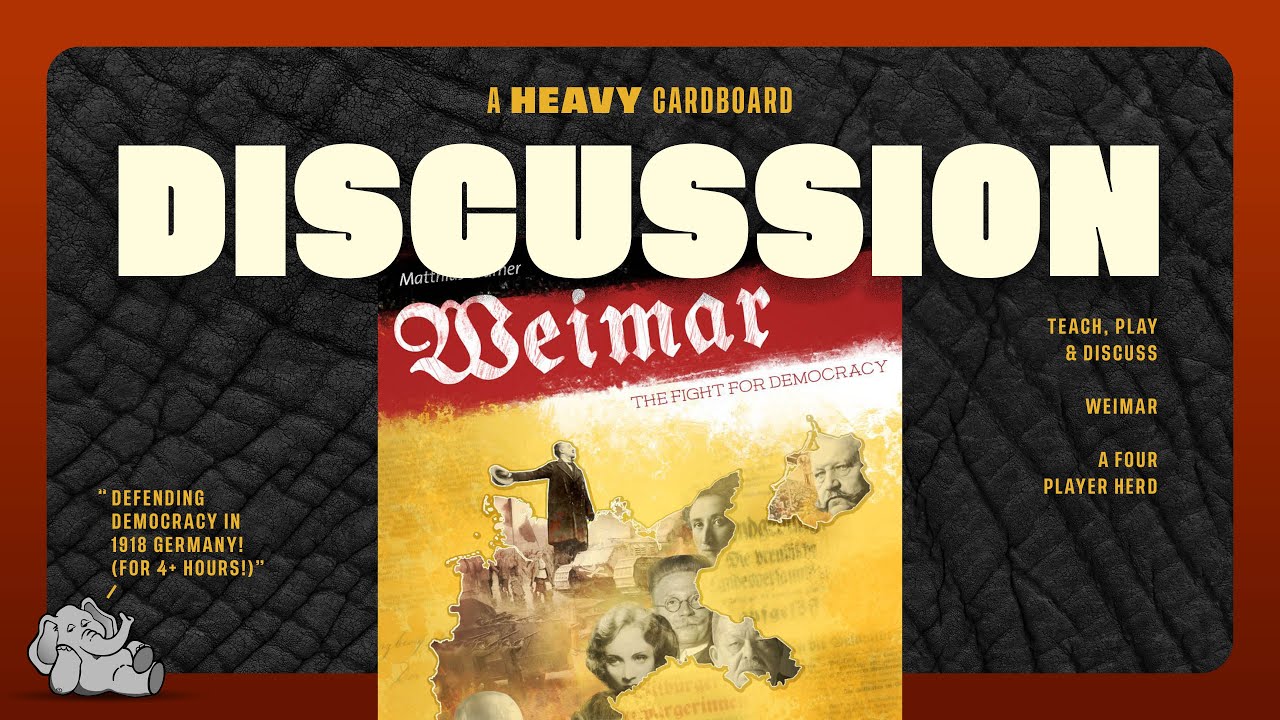 Weimar, Revisited - 4p  - The Discussion