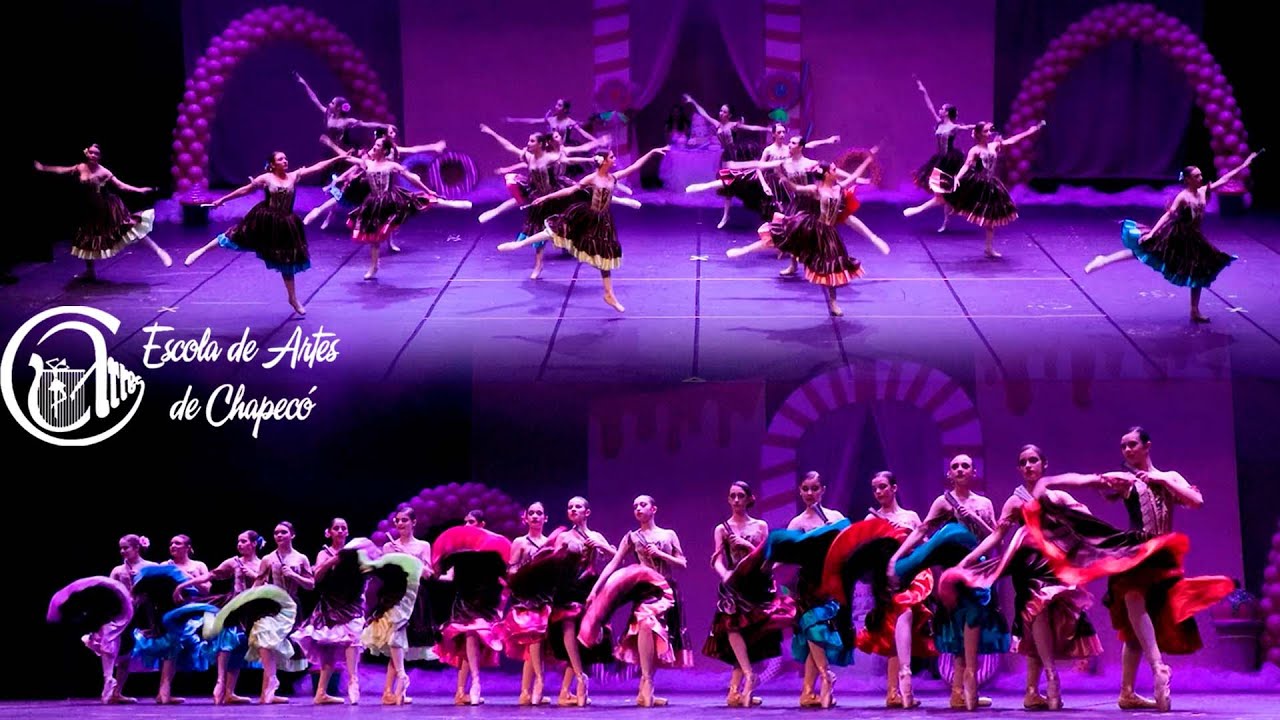 COREOGRAFIA CHOCOLATE ESPANHOL - O QUEBRA NOZES @escoladeartes ESPETÁCULO DE DANÇA