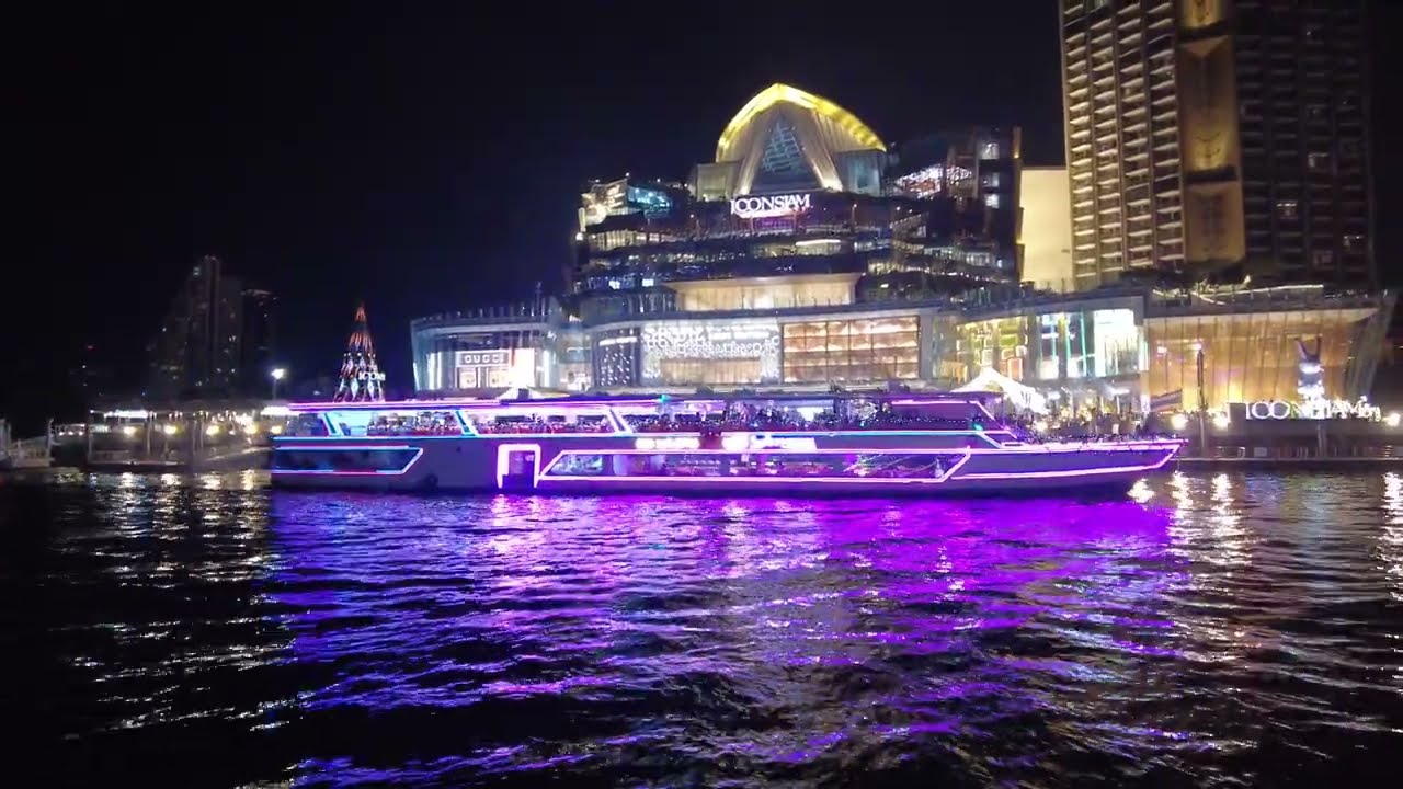 [4K] ICONSIAM: Chao Phraya River Cruise - Bangkok Dinner Cruise [Part 3]