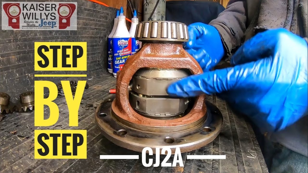 Kaiser Willys Dana 41 44 rear locker install CJ2A CJ3A M38 CJ5