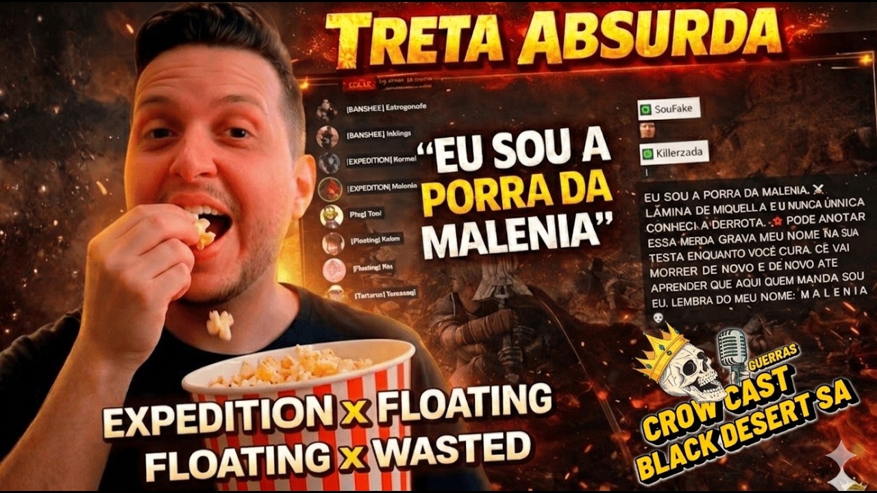 TRETA ABSURDA ENTRE EXPEDITION x FLOATING x WASTED | PODWAR MMO BLACK DESERT !