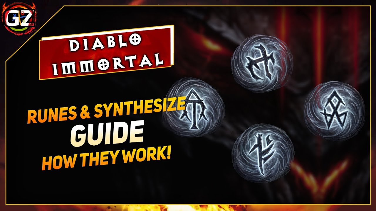 Runes & Synthesize - GUIDE | This is How They WORK  | Diablo Immortal