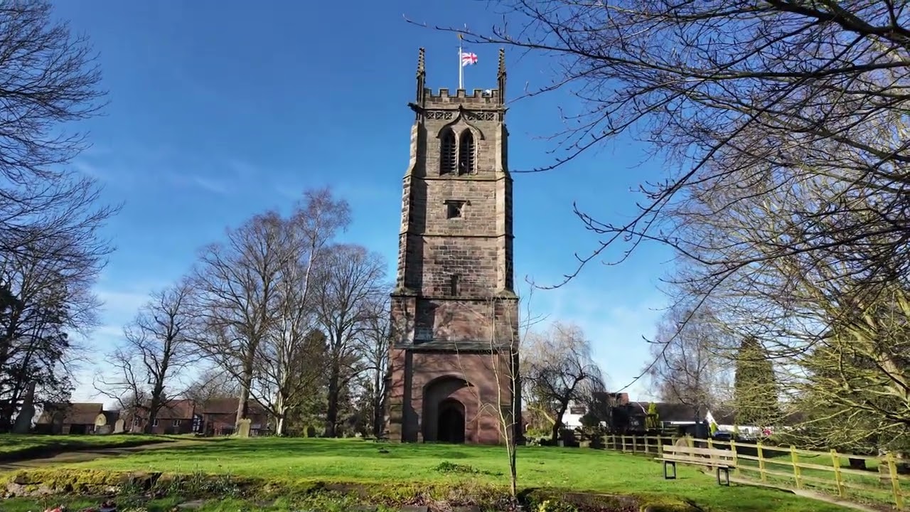 St Chad's Church, Wybunbury - England - UK