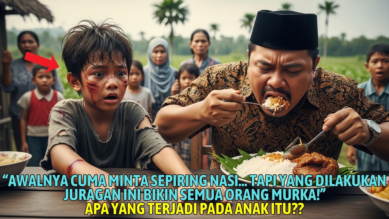 Anak Kelaparan Ini Cuma Minta Sisa Makanan… Tapi Yang Terjadi Setelahnya Bikin Merinding!