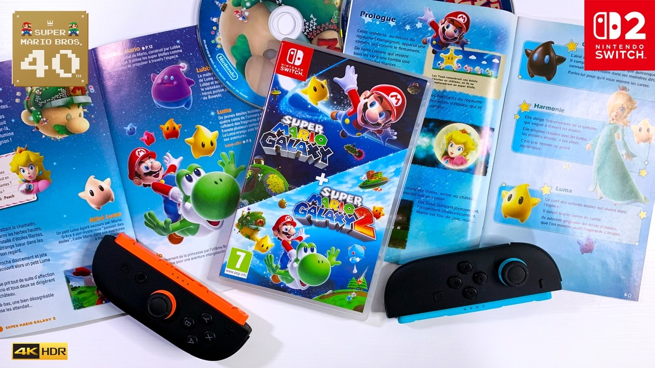 Super Mario Galaxy Handheld Gameplay on Nintendo Switch 2