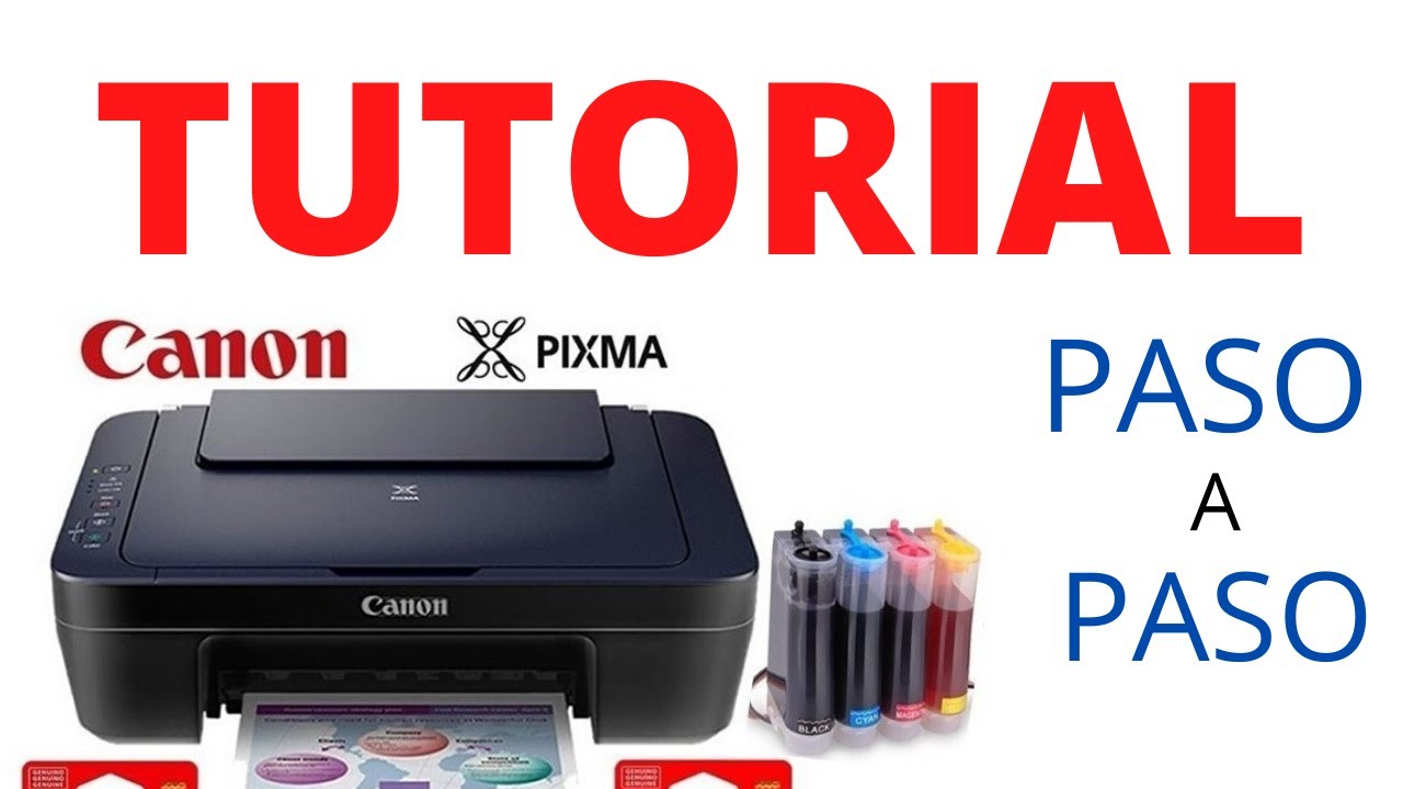 🖤💛💙💓 Instalación de Sistema de Tinta Continua para Impresoras Canon Pixma ✅ Tutorial Paso a Paso