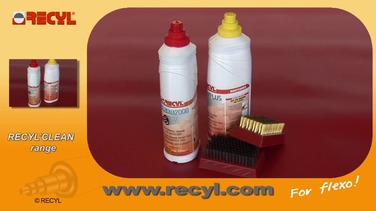 【Recyl Clean 2000】How to clean the Ceramic Anilox & Chrome Rollers? It is the Answer.