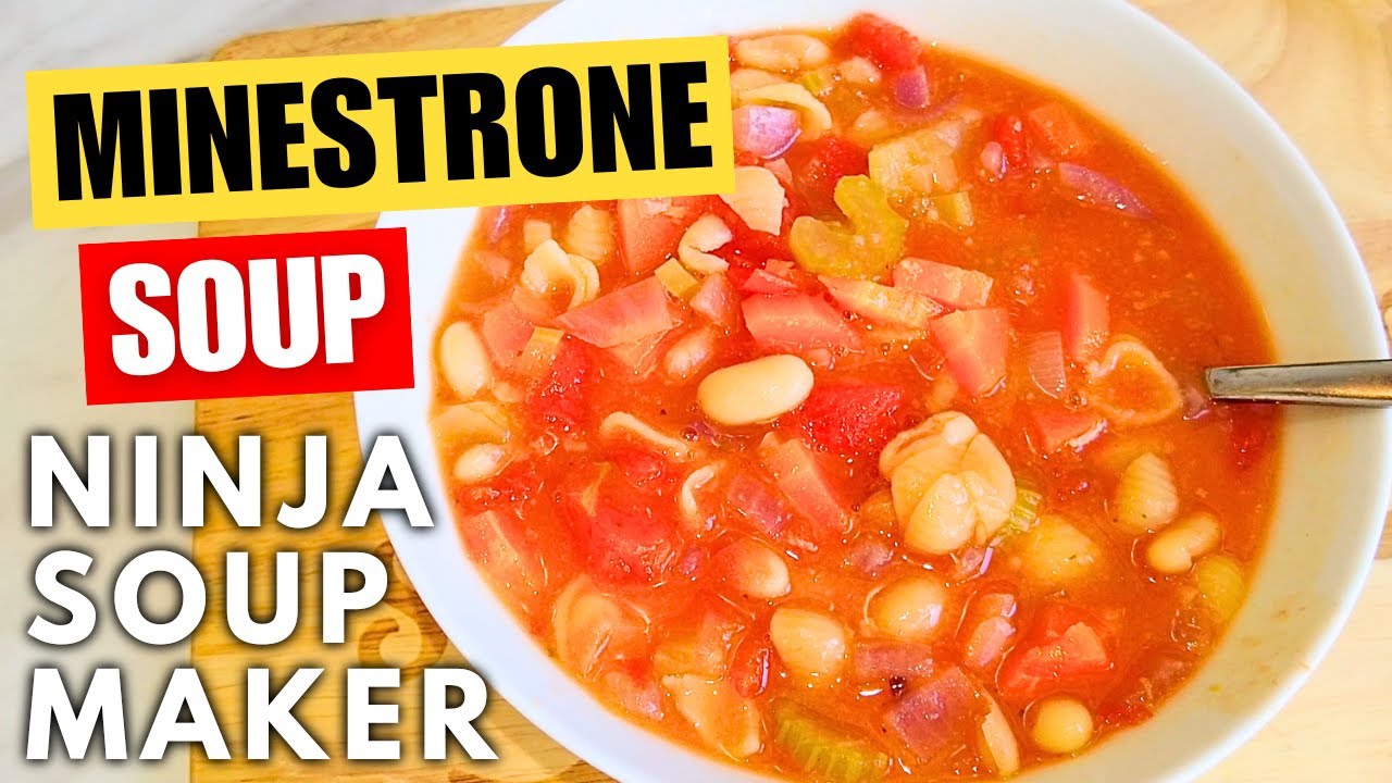 Вкусный суп минестроне веганский рецепт от Ninja Soup Maker #cooking #vegan #veganrecipes