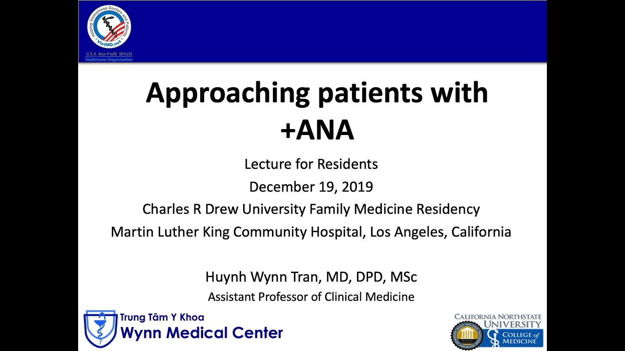 #123. How to approach patients with +ANA?