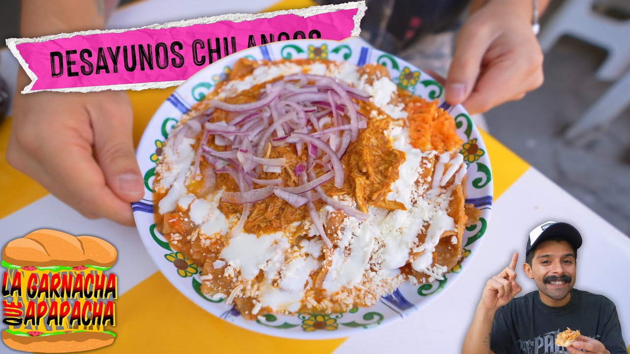 DESAYUNOS CALLEJEROS típicos de un CHILANGO | La garnacha que apapacha