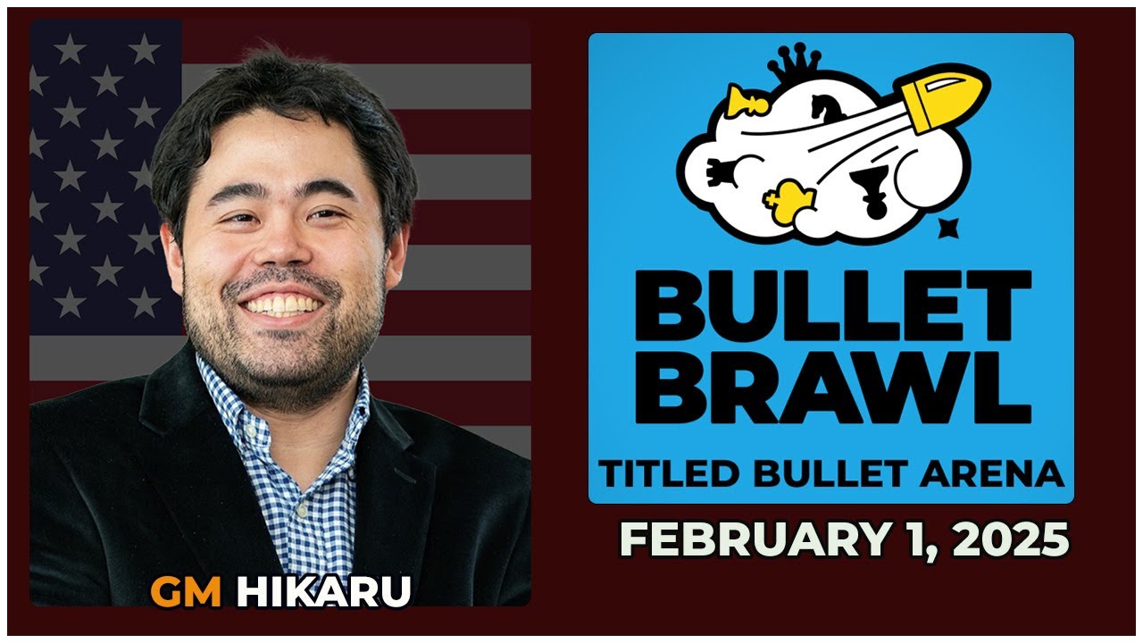 Hikaru Nakamura | Bullet Brawl Arena | Titled Bullet Arena 1+0 | February 1, 2025  | chesscom
