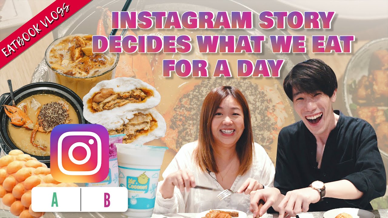 We Let Instagram Story Decide What We Eat for A Day | Eatbook Vlogs | EP 62