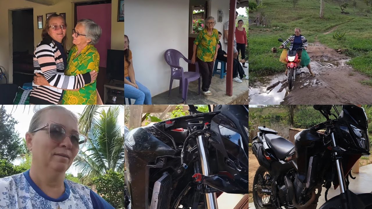 ERA PARA COMEMORAR O ANIVERSÁRIO DA MINHA MÃE MAIS NÃO DEU+ UM ACIDENTE COM A MOTO DO MEU FILHO .