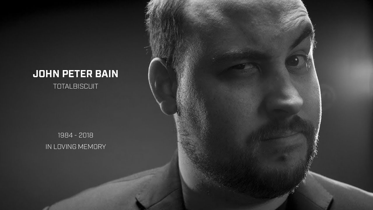 Warframe livestream announces Totalbiscuit passed away.