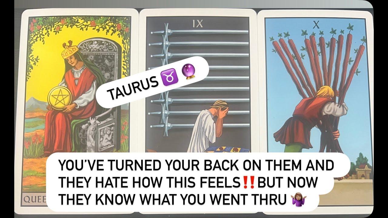 Taurus♉️THEY CAN'T TAKE THE NEW U THEY FEEL LIKE U DON'T CARE & PUT EVERYTHING  B4 THEM & IT HURTS‼️