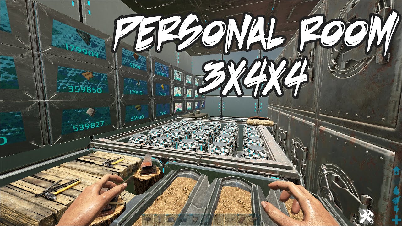 Personal room 3x4x4! | How to build | ARK Survival Evolved