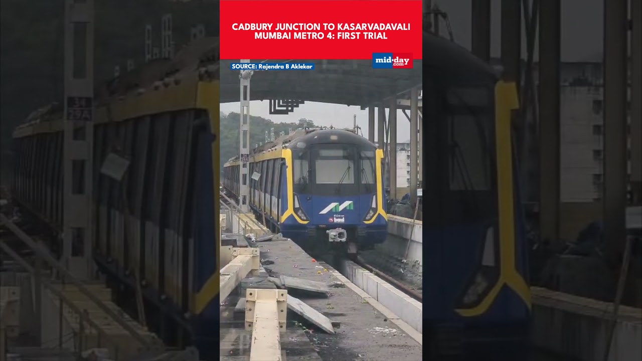 Mumbai Metro 4 Green Line: First Successful Trial Run Completed