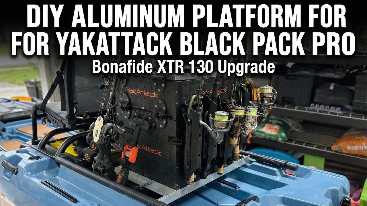 DIY Bonafide XTR 130 Crate Riser | Moving the YakAttack BlackPak Pro Back