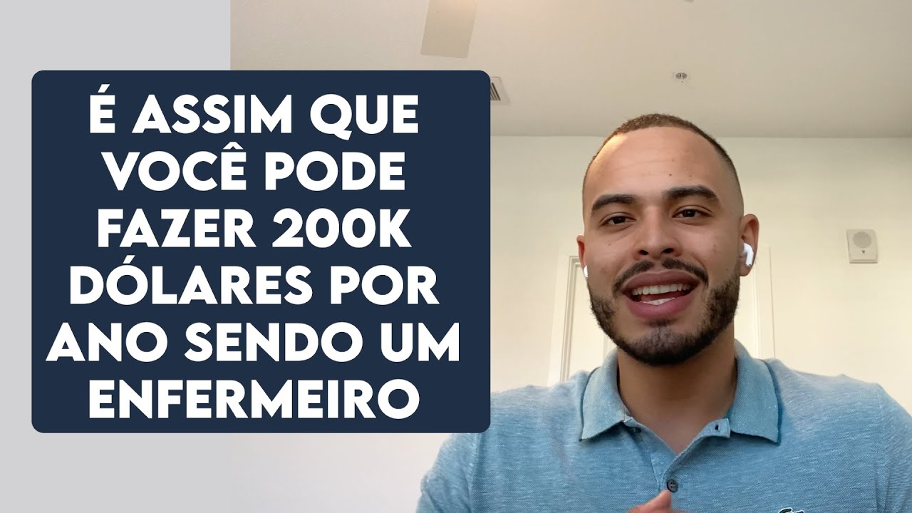 É assim que você pode fazer 200K dólares sendo Enfermeiro nos Estados Unidos!