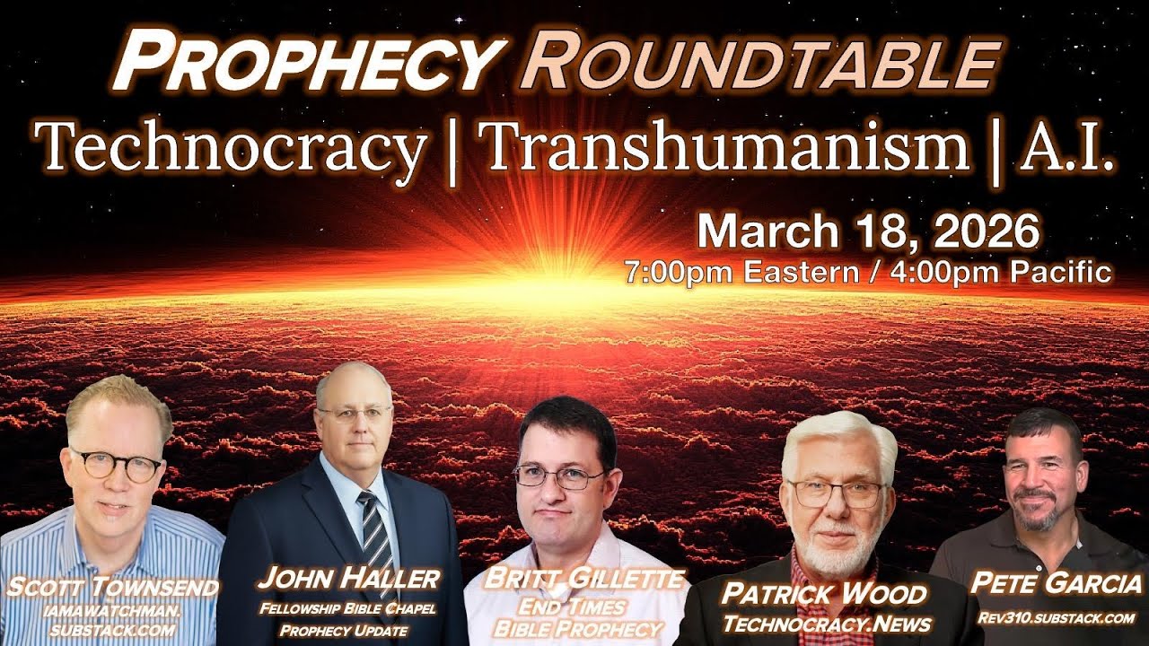 Bible Prophecy Roundtable (w/ John Haller, Patrick Wood, Scott Townsend, Pete Garcia & Britt)