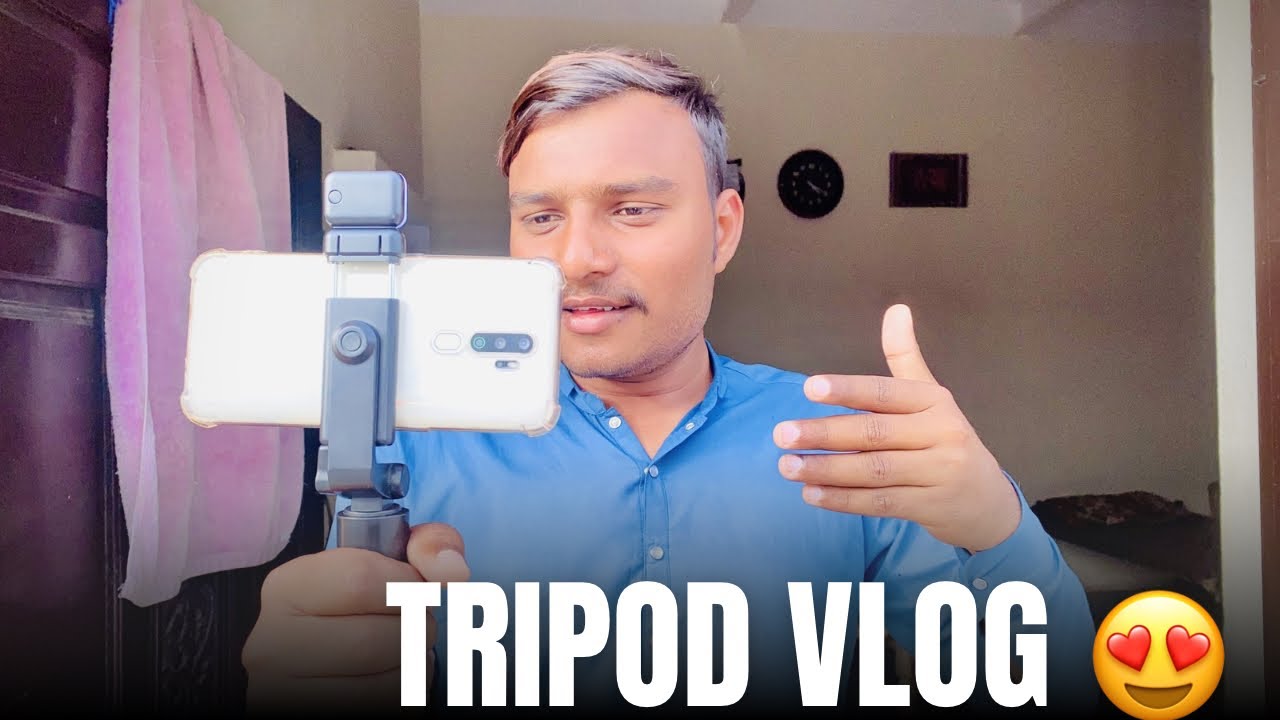 First Time Tripod Se Vlog Kya 🎭😍