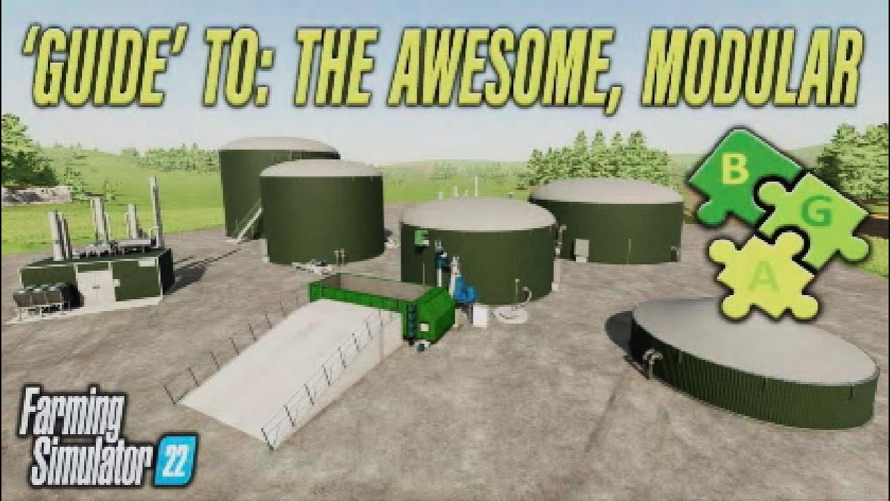 ‘GUIDE’ TO: THE MODULAR BGA | FS22 | NEW MOD! | (Review) Farming Simulator 22 | PS5 | 16 Feb 2022.