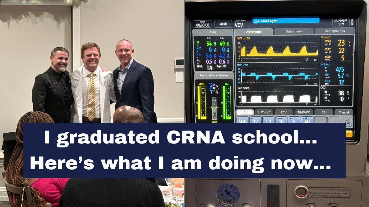 Итак, я окончил школу CRNA...