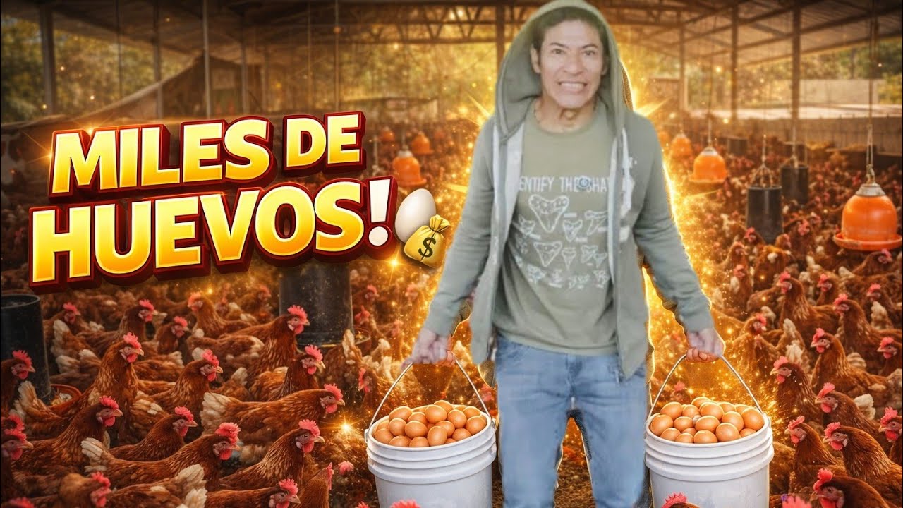 Trabajando por un dia en una granja de gallinas ponedoras