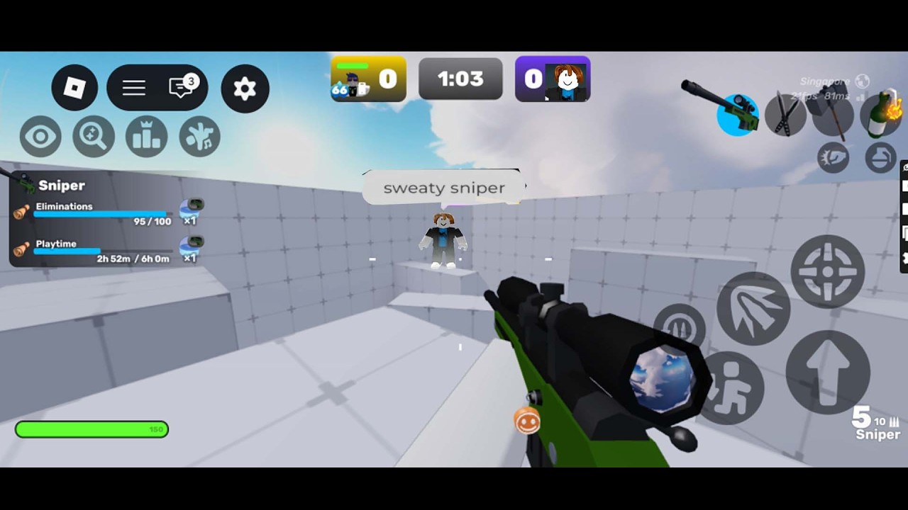 i became a sweaty sniper!!!! /kauty playz