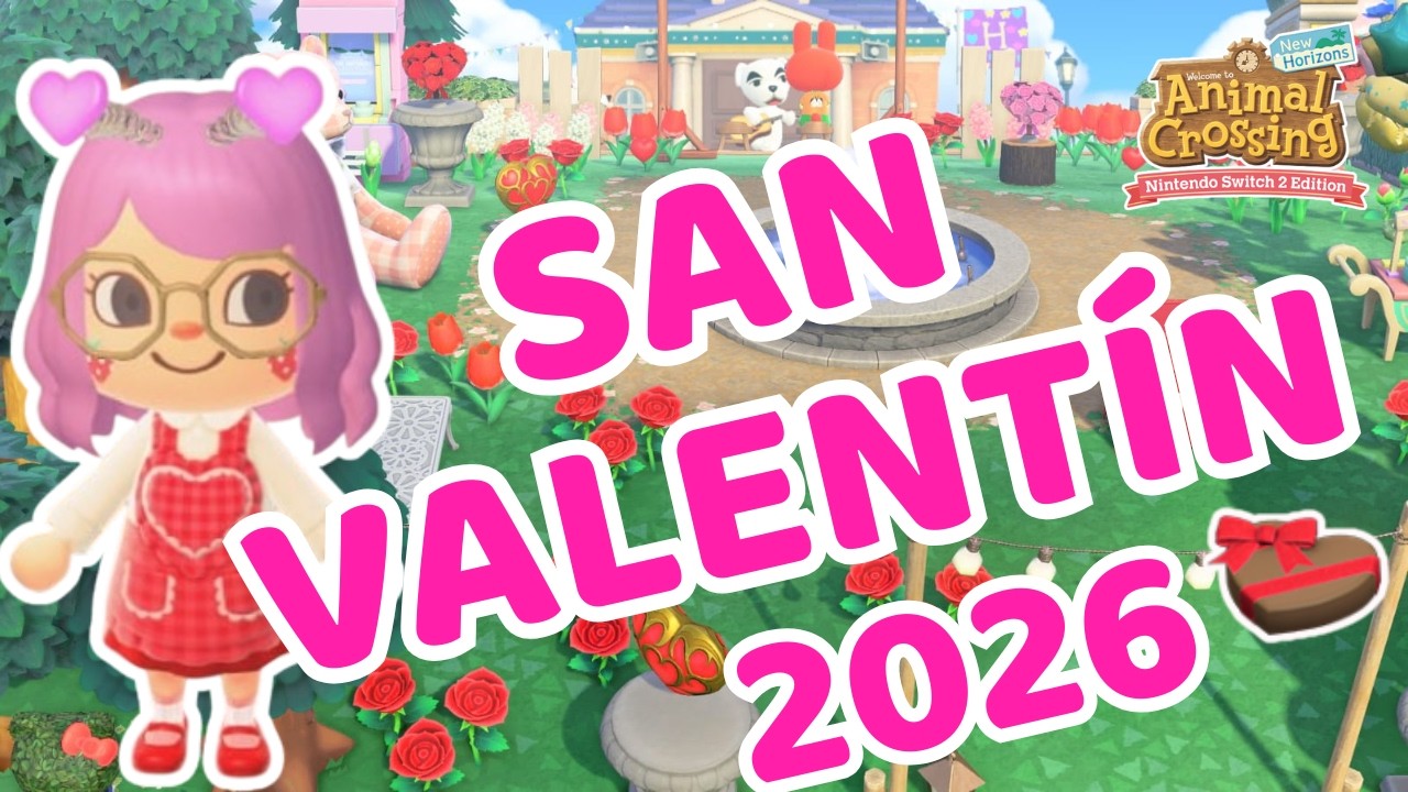 DÍA DE SAN VALENTÍN❤️ en ANIMAL CROSSING NEW HORIZONS❤️