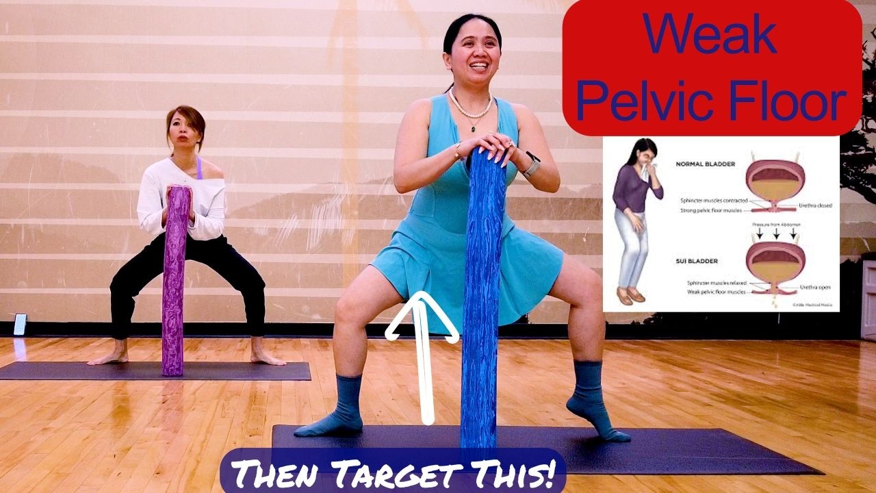 Fix Your Weak Pelvic Floor with This Simple 10 minute Foam Roller Flow Targeting Inner Thighs